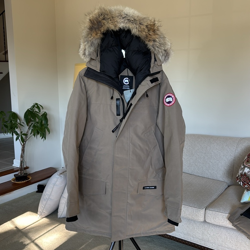 Canada Goose NWT Men’s Langford Heritage Parka Size Large Northwood Khaki w Fur